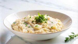 Jednoduché krémové rizoto (recept krok za krokom)