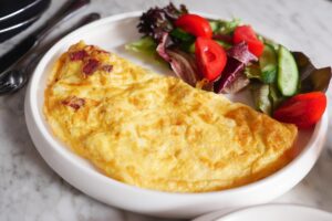 Rýchla omeleta – jednoduchý recept z vajec za 10 minút