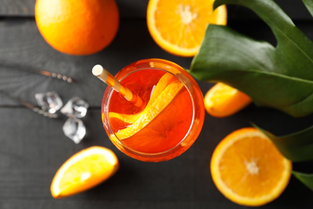 Aperol s džúsom – jednoduchý letný drink