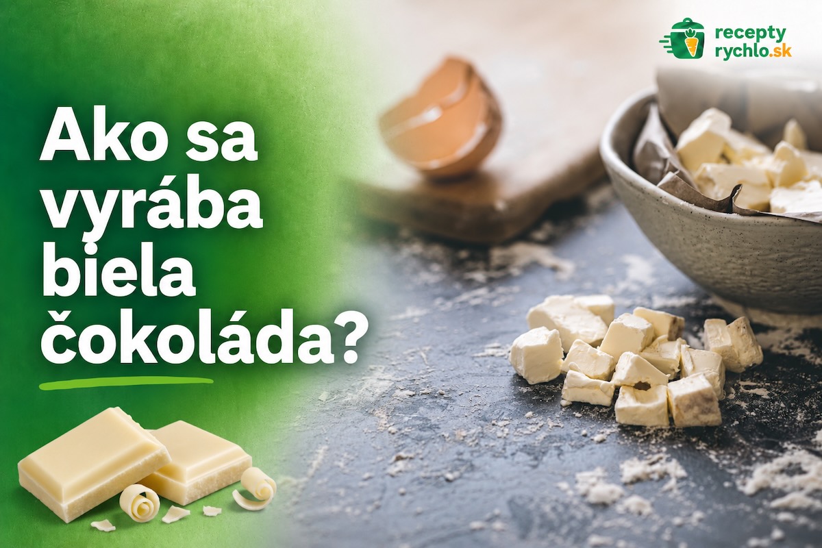Ako sa vyrába biela čokoláda s kúskami bielej čokolády