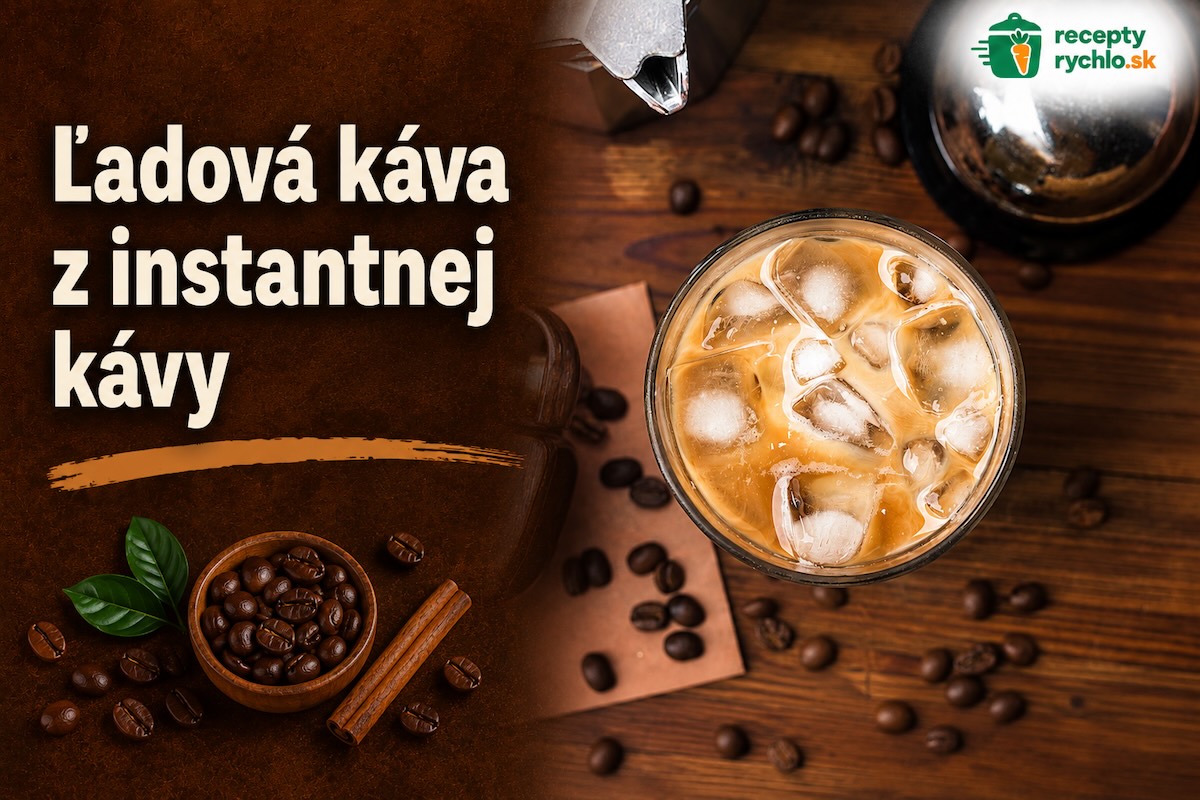 Ľadová káva z instantnej kávy