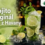 Mojito s mätou, limetkou, ľadom a bielym rumom
