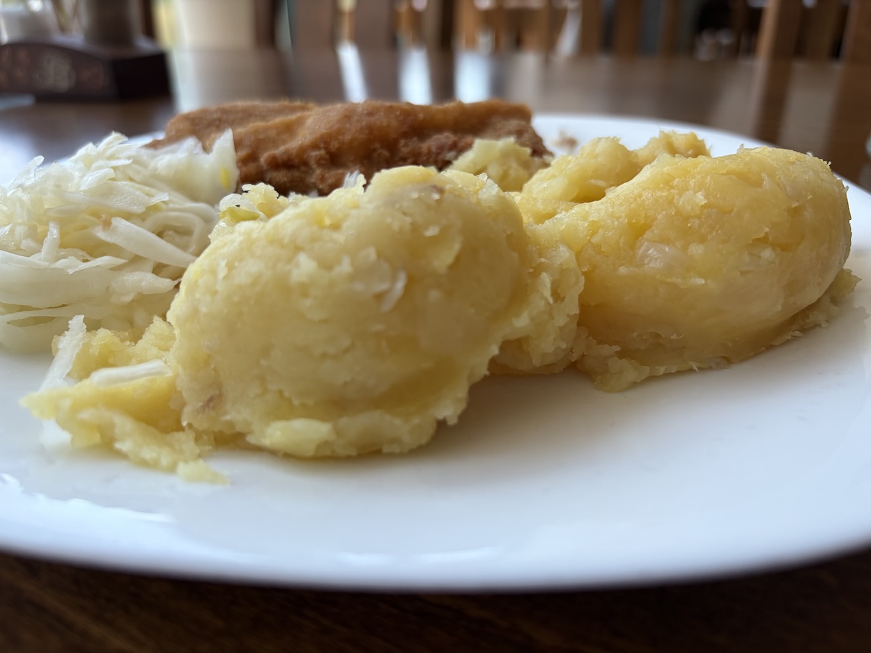 Štuchané zemiaky so slaninou