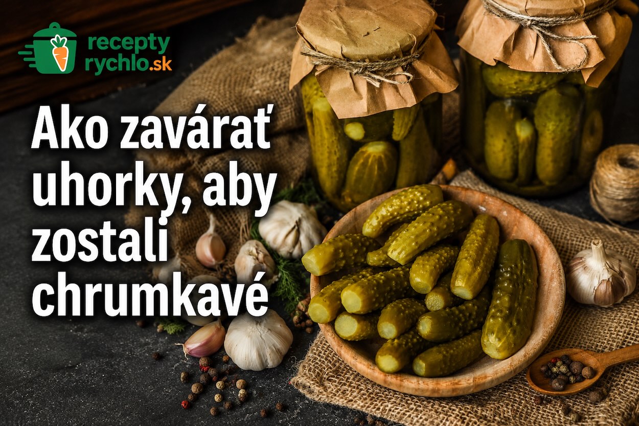 Ako zavárať uhorky, aby zostali chrumkavé