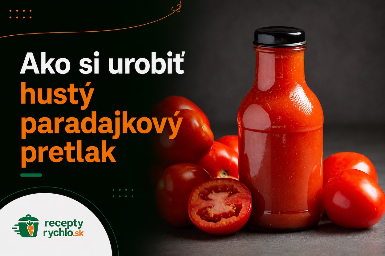 Extra hustý domáci paradajkový pretlak v pohári
