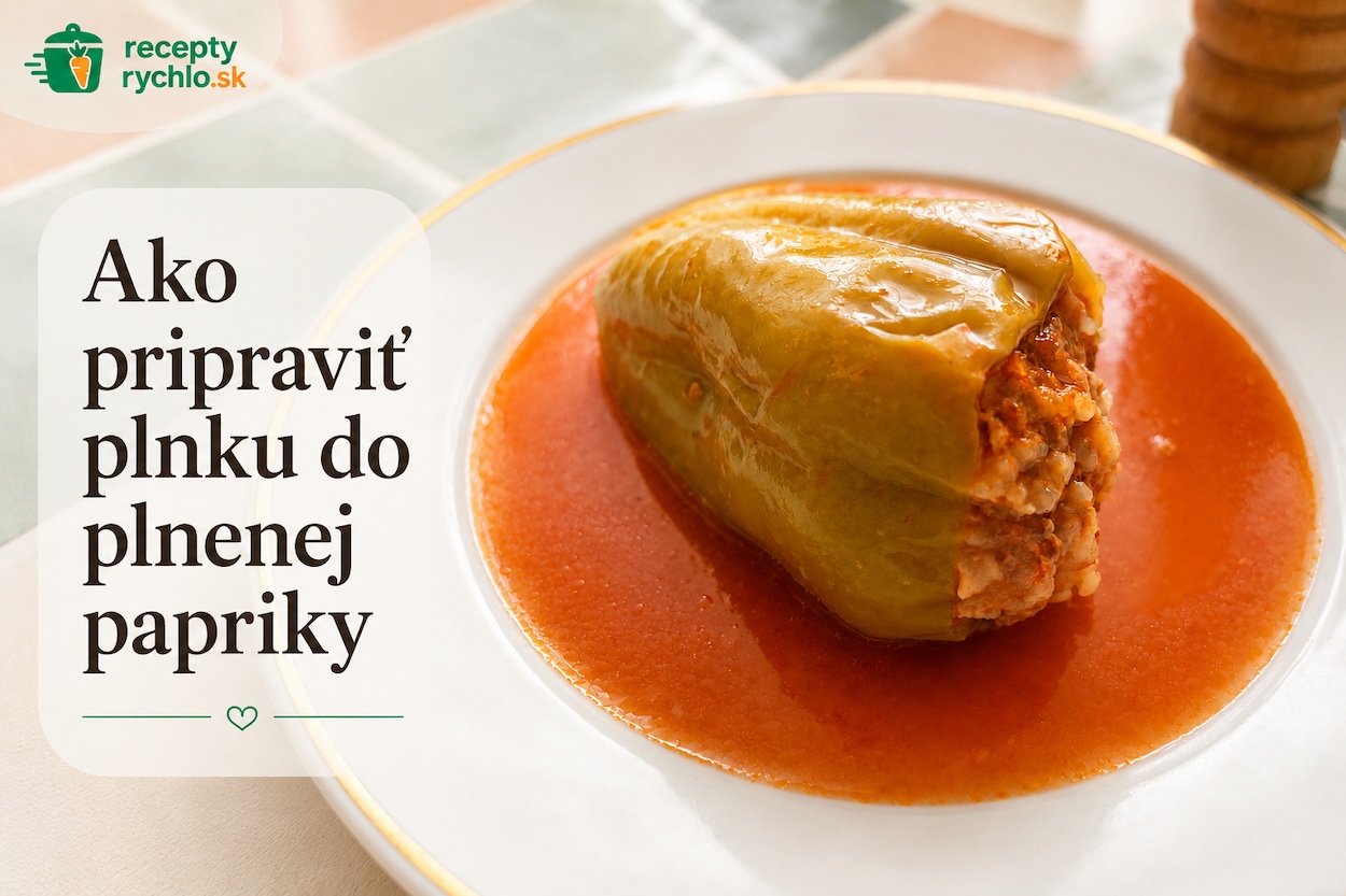 Plnka do plnenej papriky v paradajkovej omáčke