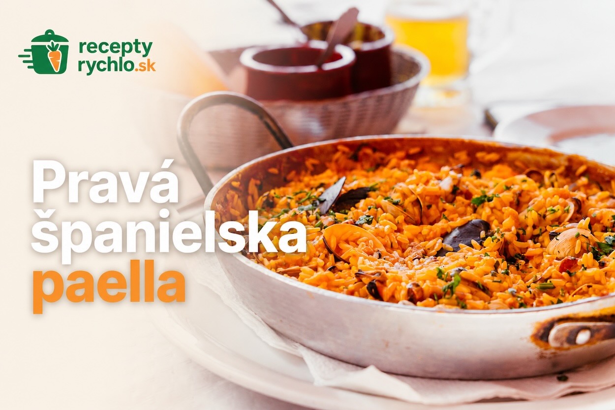 Španielska paella s morskými plodmi a kuracím mäsom