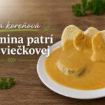 Aká koreňová zelenina patrí do sviečkovej a v akom pomere Sviečková na smotane s koreňovou zeleninou, hovädzím mäsom a knedľou