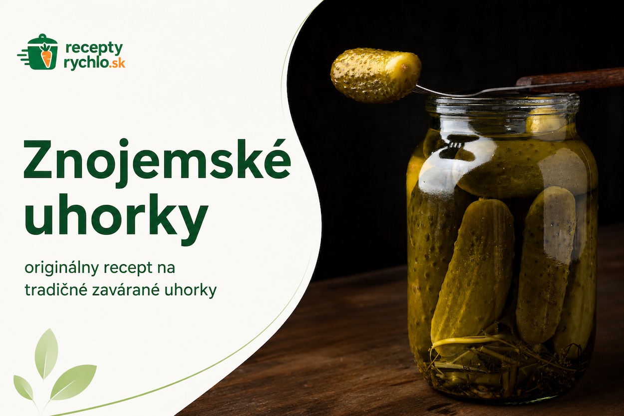 Znojemské uhorky v pohári