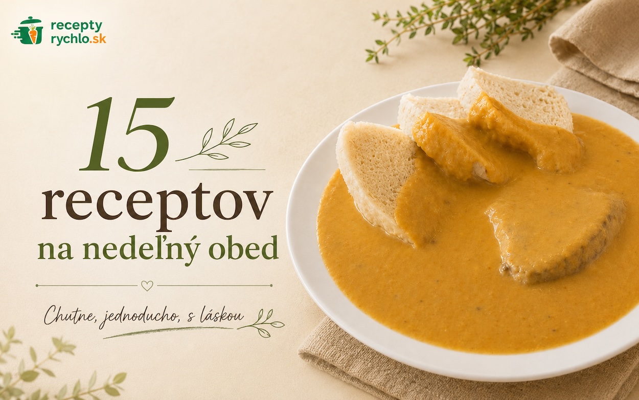 15 receptov na nedeľný obed – sviečková s knedľou