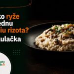 Koľko ryže na jednu porciu rizota? Presný prepočet a kalkulačka Hubové rizoto na tanieri – množstvo ryže na jednu porciu