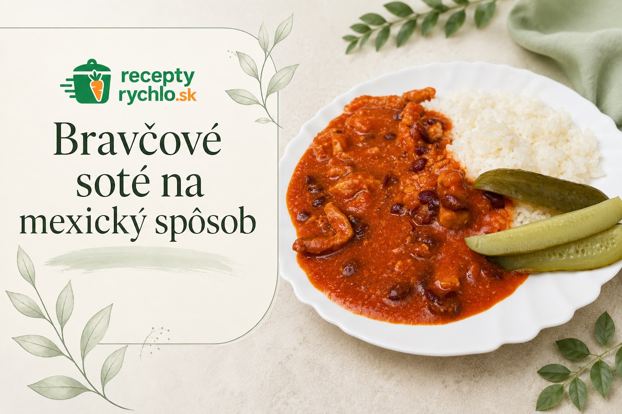 Bravčové soté na mexický spôsob s fazuľou a ryžou