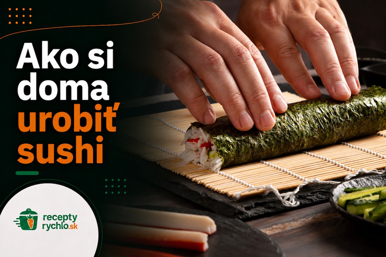 Domáce japonské sushi a maki rolky