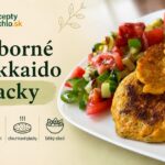 Výborné Hokkaido placky: chrumkavý recept krok za krokom Hokkaido placky z tekvice s čerstvým zeleninovým šalátom