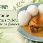 Šťavnaté dusené kuracie stehná s ryžou na panvici Dusené kuracie stehná s ryžou pripravené na panvici