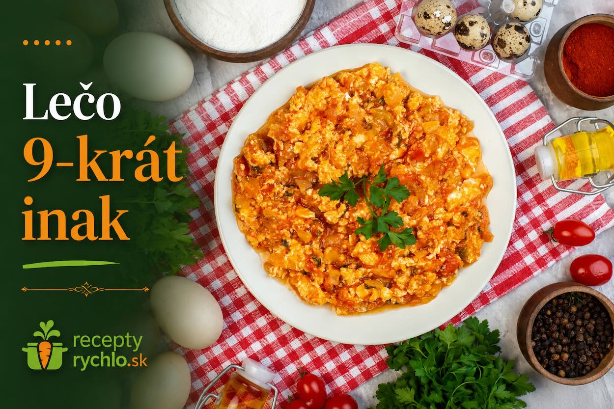 Recept na lečo 9-krát inak – lečo s vajcami na tanieri