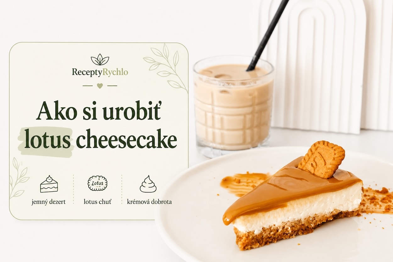 Lotus cheesecake s Biscoff krémom a keksíkom