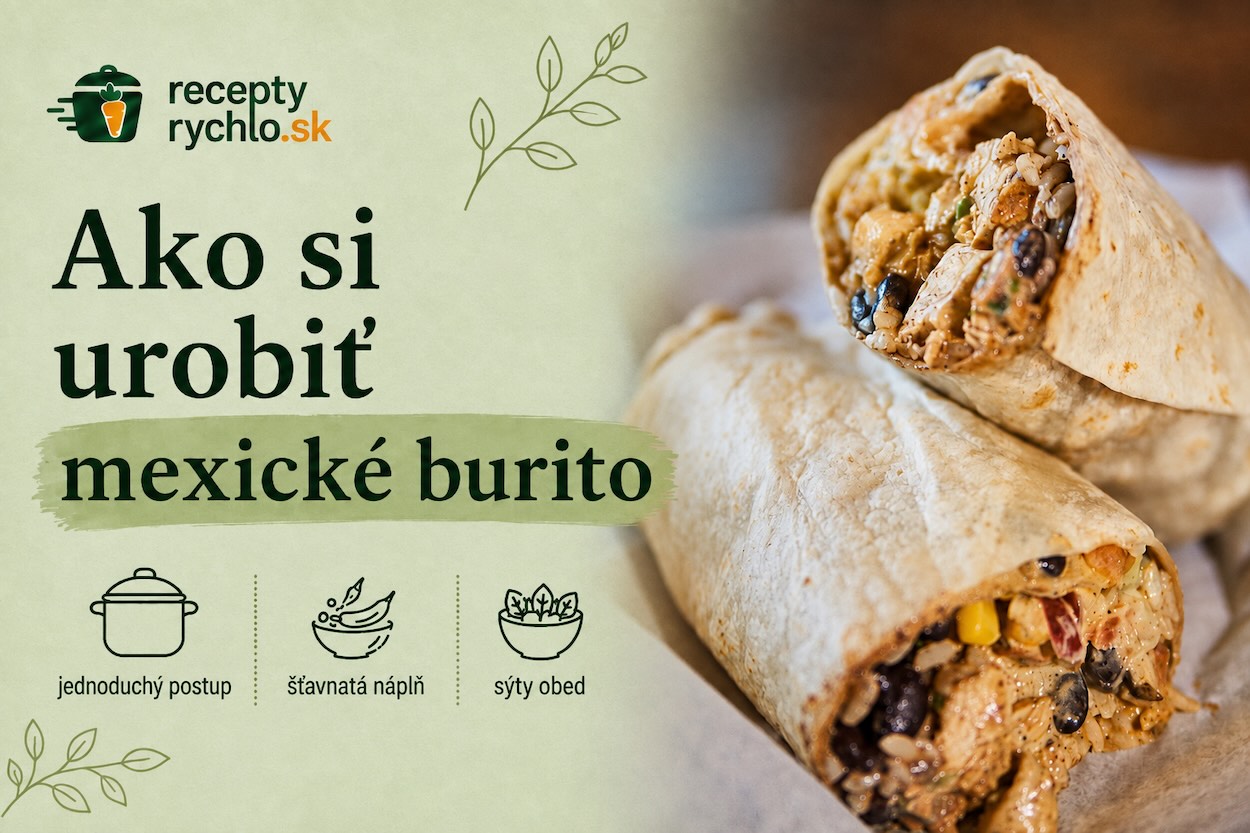 Mexické burito, recept