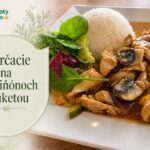 Morčacie na šampiňónoch s cuketou: rýchly obed z jednej panvice Morčacie na šampiňónoch s cuketou a ryžou