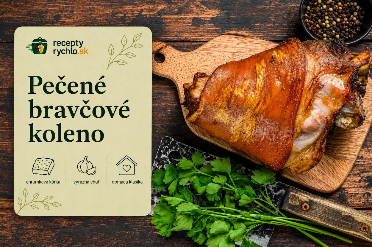 Pečené bravčové koleno s chrumkavou kožou