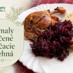 Pomaly pečené kačacie stehná: mäkké mäso a chrumkavá koža Pomaly pečené kačacie stehno s červenou kapustou a knedľou