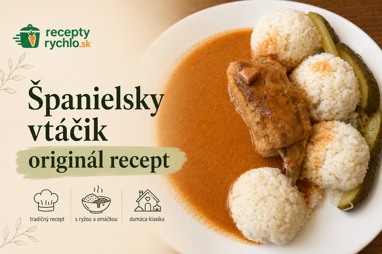 Španielsky vtáčik, originál recept