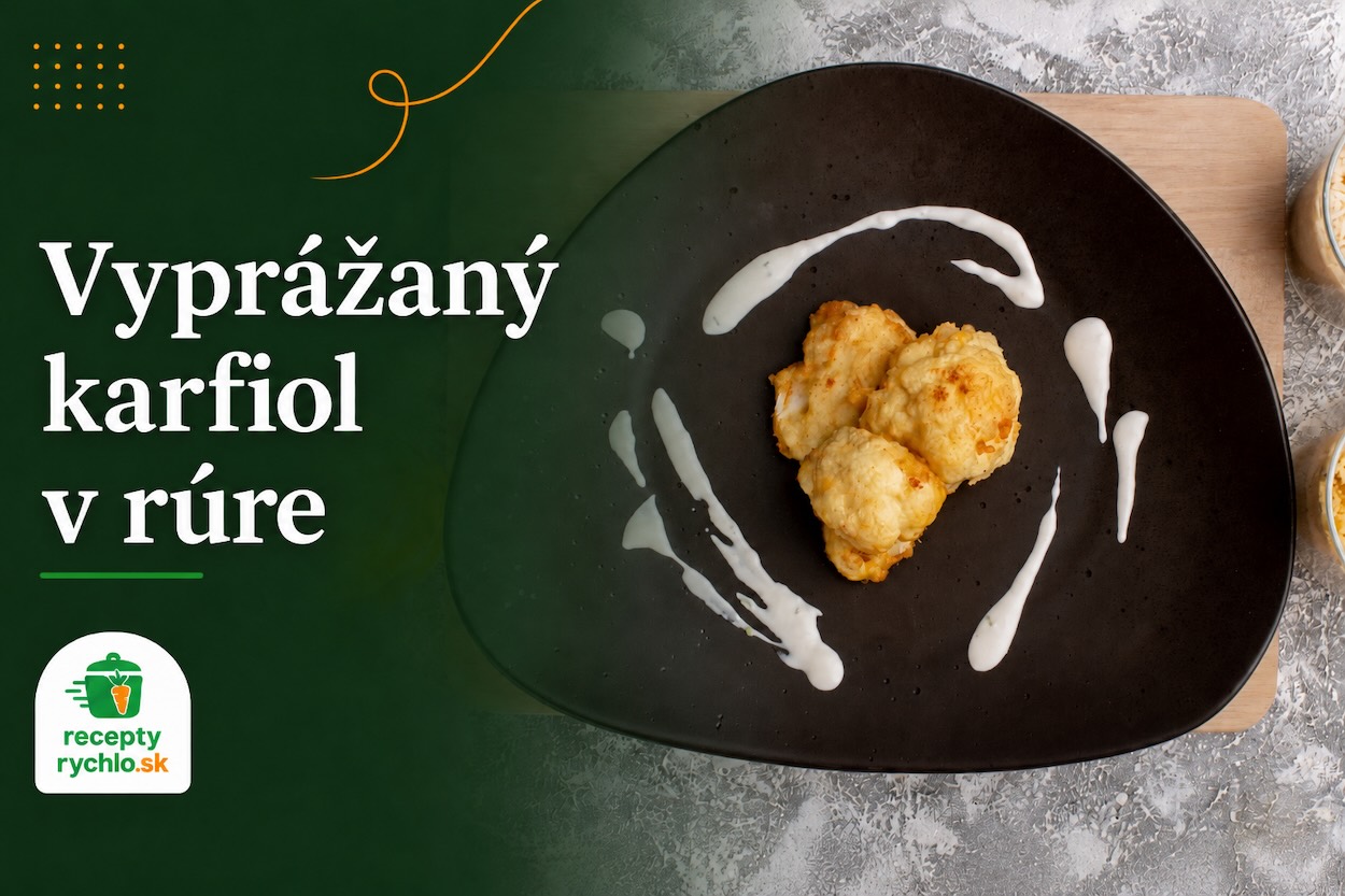 Vyprážaný karfiol v rúre upečený v trojobale