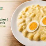 Zemiakový prívarok s vajíčkom natvrdo