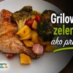 Grilovaná zelenina ako príloha ku kuraciemu mäsu