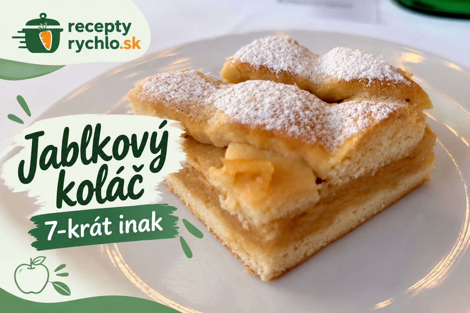 Jablkový koláč 7-krát inak – kúsky domáceho jablkového koláča