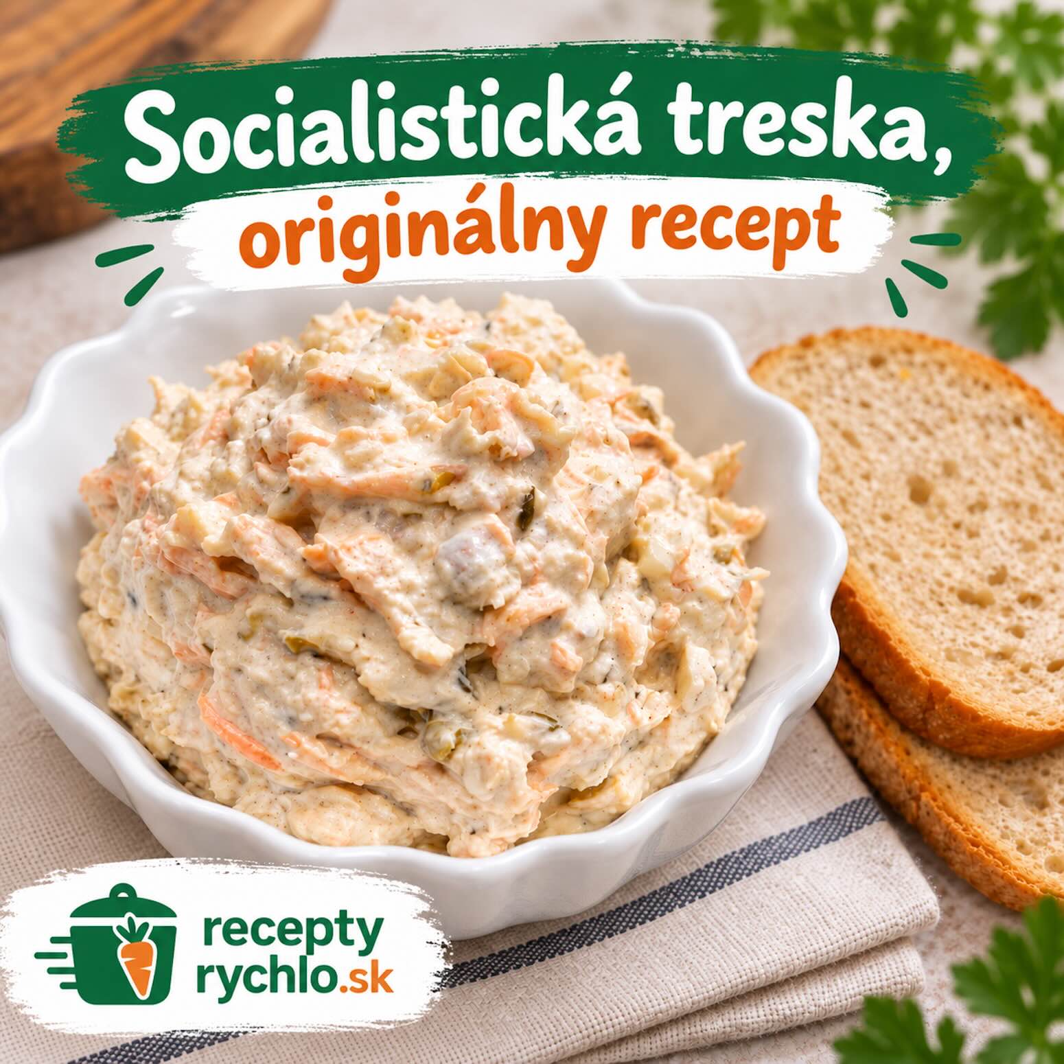 Socialistická treska, originálny recept